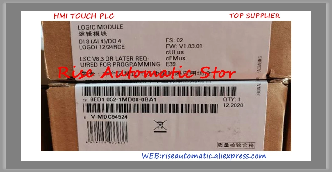 

New Logo 12/24RCE Logic Module 6ED1052-1MD08-0BA2 Full Replace 6ED1052-1MD00-0BA8 6ED1052-1MD08-0BA0 6ED1052-1MD08-0BA1 Original