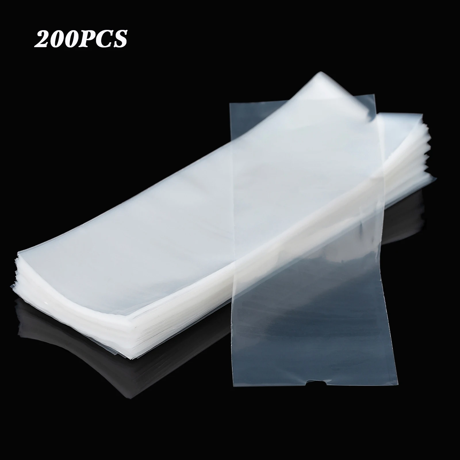 200 Pcs Disposable EZ Pen Machine & Grip Sleeve Cover Bags 60*180 MM for Wireless & Big Size Tattoo Machines