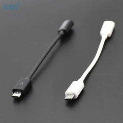 10cm Micro USB Female to Micro USB Male F/M Extension Extender Date Charging Short OTG Cable Black 20CM 50CM 10CM 1m 1.5m 2m