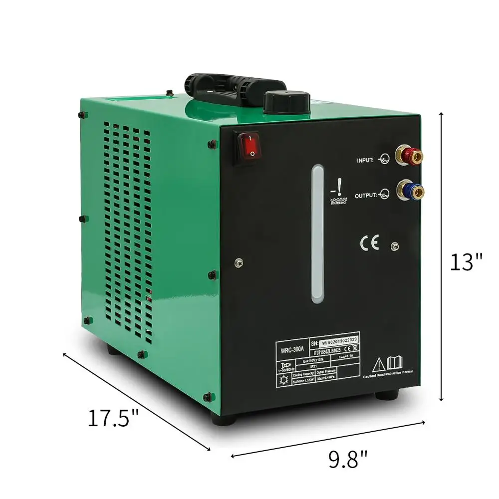 10L 370W TIG Welder Torch Cooler Water Cooling System Good Heat Dissipation 110V/220V Water Chiller Industrial Equipment