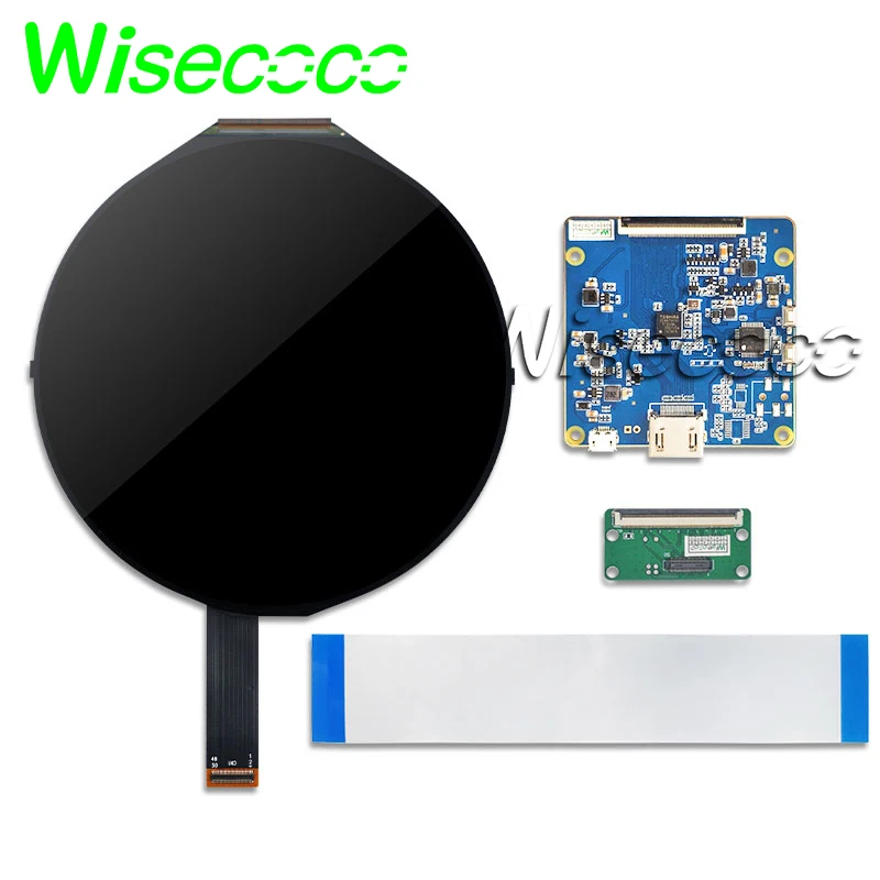 Imagem -03 - Wisecoco-tft Círculo Ips Display Controlador Automotivo Driver Board Tela Lcd Raspberry pi 1080x1080 Mipi