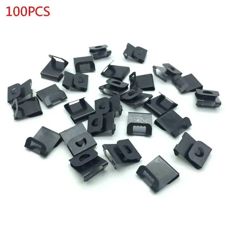 100pcs Picture Frame Back Board Photo Wall Artwork Painting Sawtooth S Clip Over Hanger Hook Holder Hanging Tools 37MD