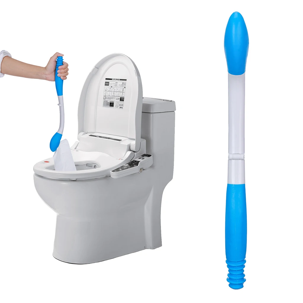 Long Handle Reach Comfort Bottom Wiper Self Wipe Assist Holder Toilet Paper Tissue Grip Self Wipe Aid Motion Assistance Helper