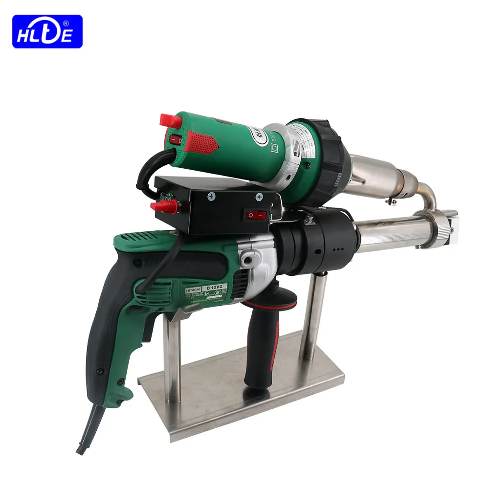 HLTE-R100 Handheld plastic extruder,Hot Air Plastic extruding Welder,Extrusion welding gun,for PP/PE pipe,water tank,geomembrane