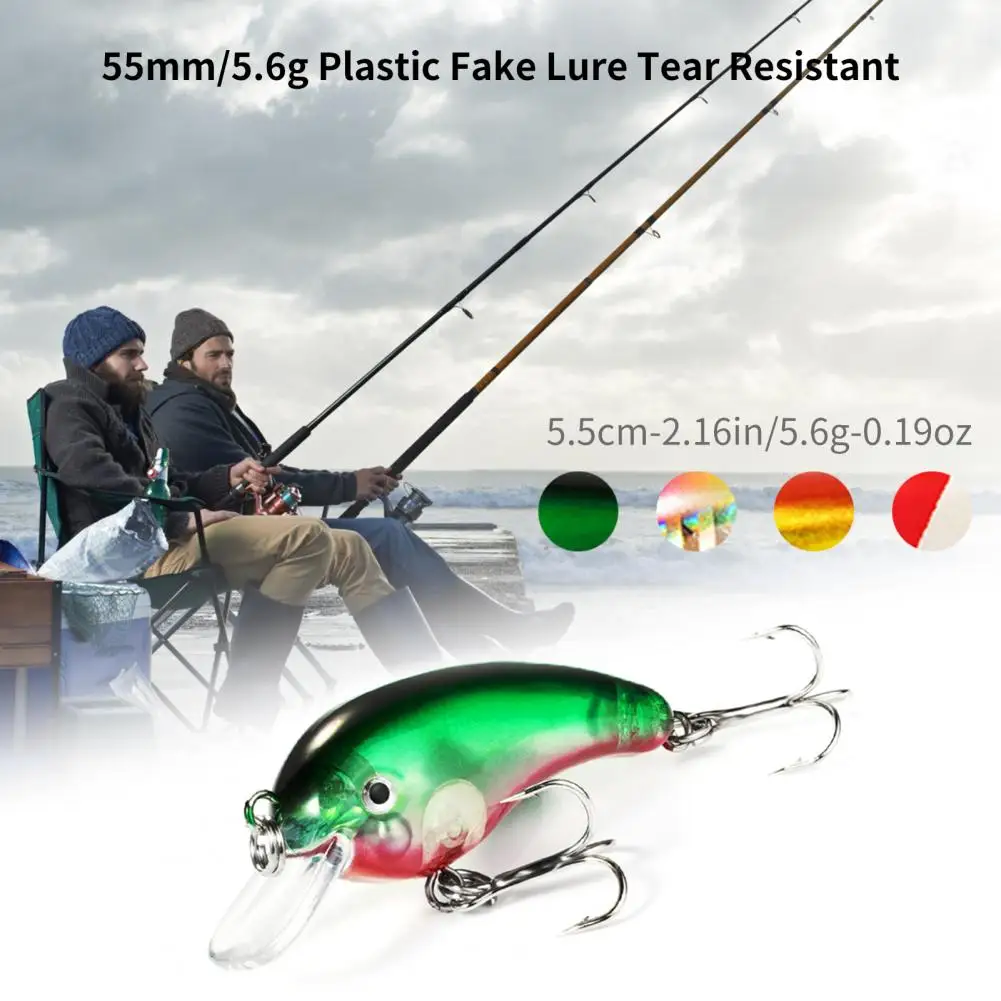 Fishing Bait Plastic Fake Lure Tongue Plate Simulated  Useful Anti-deformation Fishing Baits