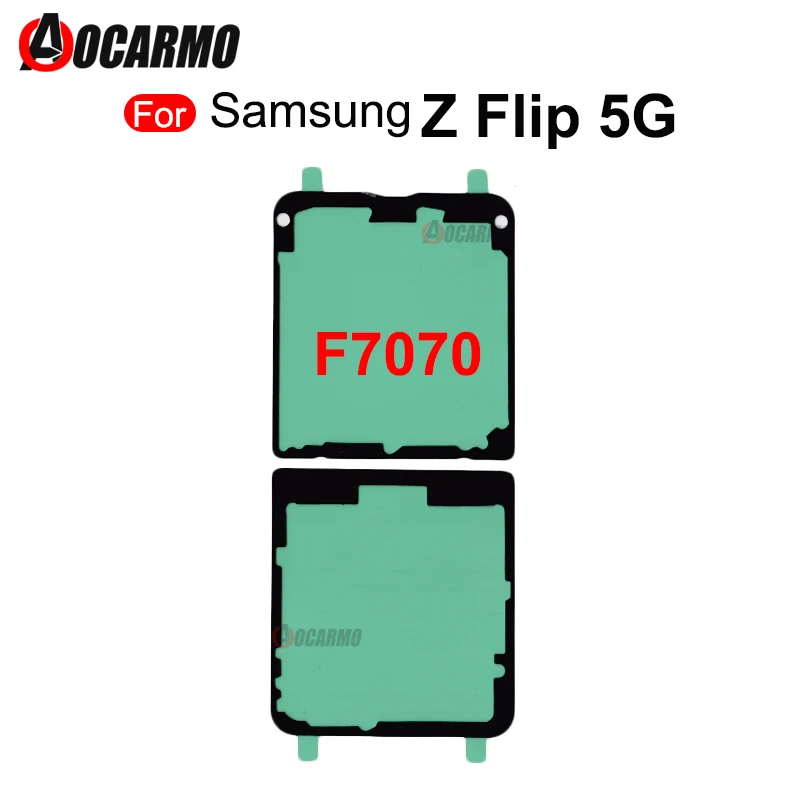 Adhesivo trasero impermeable para Samsung Galaxy Z Flip Flip3 Flip4 5G, pegatina de cubierta trasera, pegamento F7000 F7070 F7110, piezas de repuesto
