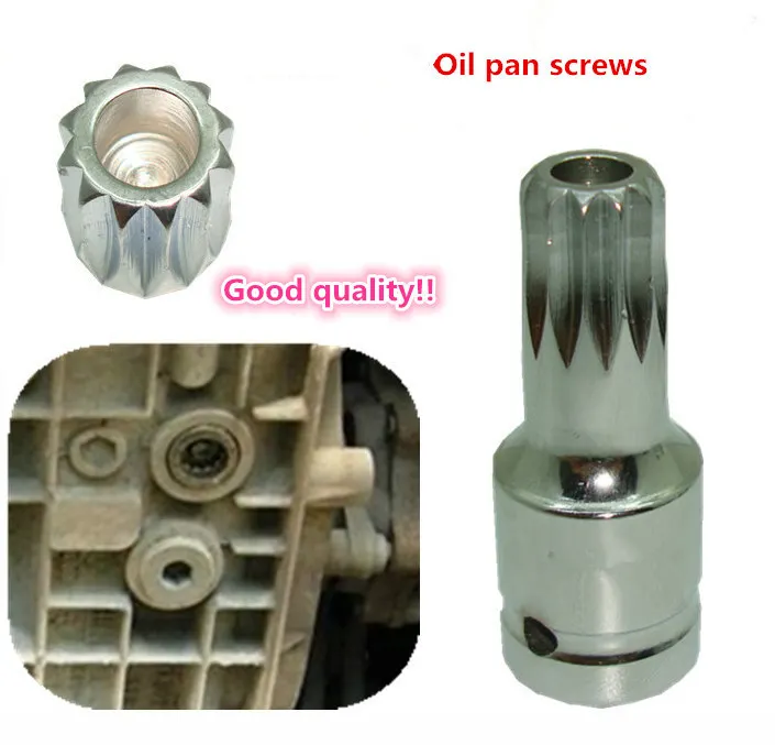 New arrival and good quality! Fit for V-W for Au-di Oil Pan Drain Plug Screw Bolt Star Tamper Proof Socket Tool M16