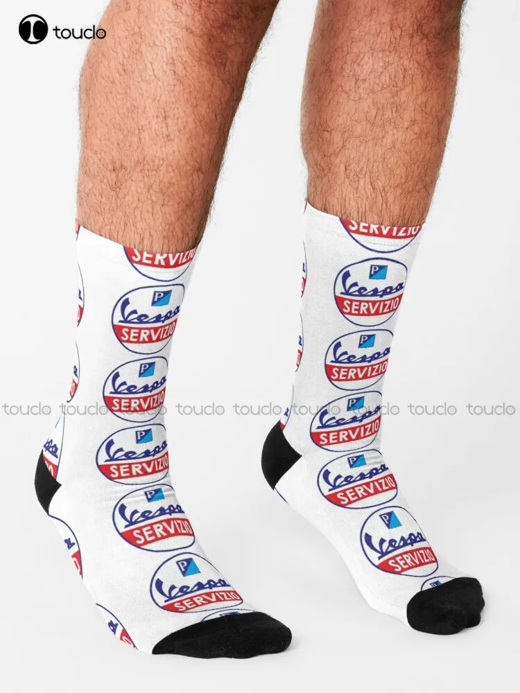 Vespa Holic 1 Socks Long Socks For Men Unisex Adult Teen Youth Socks Personalized Custom 360° Digital Print Hd High Quality