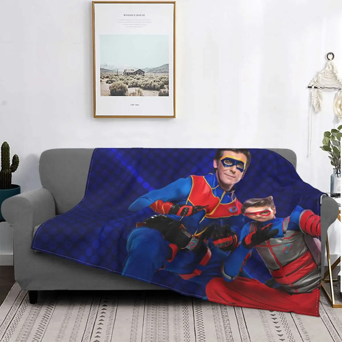 

Henry Danger Blankets Fleece Decoration Ultra-Soft Throw Blankets for Bedding Bedroom Plush Thin Quilt