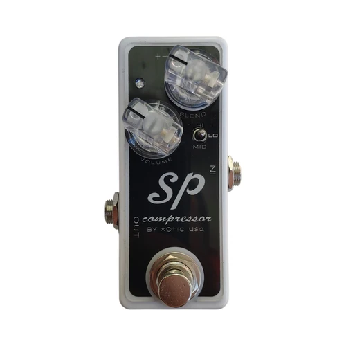 LYR-pedales de guitarra ly rock, pedal de efecto comprimido de un solo bloque, pedal de efecto comprimido clásico, blanco, True bypass