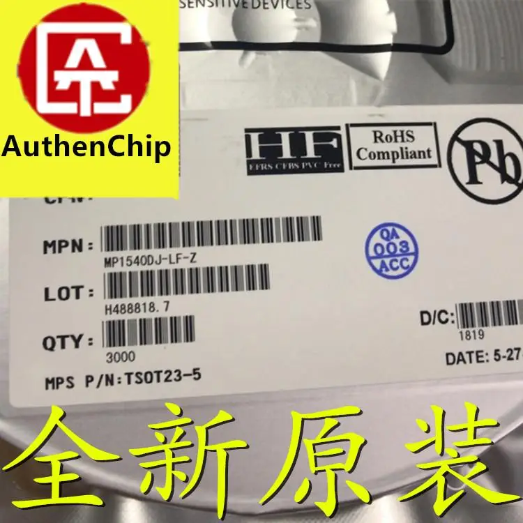 10Pcs 100% Original New In สต็อก MP1540DJ-LF-Z MP1540DJ Patch SOT23-5 Boost Converter