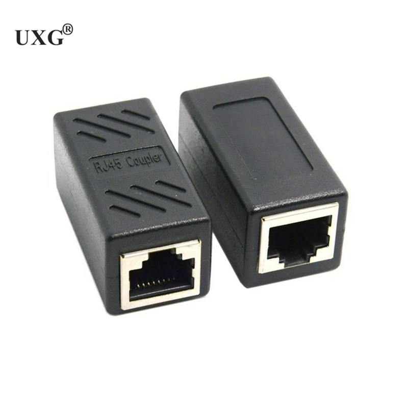 Female to Female Network LAN Connector Adapter Coupler Extender RJ45 Ethernet Cable Extension Converter