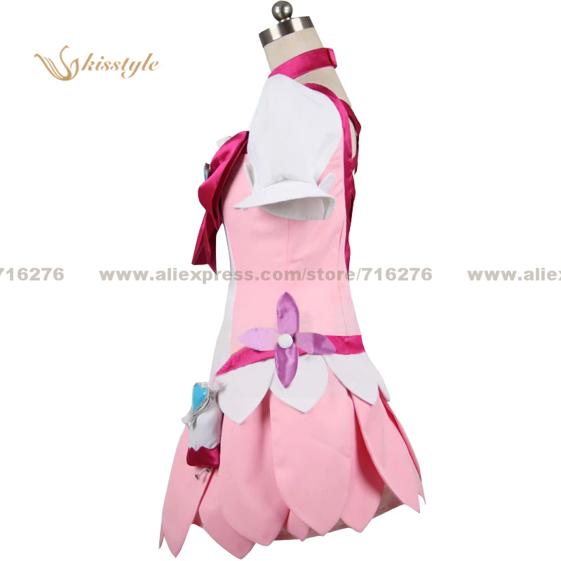 Kisstyle Fashion HeartCatch PreCure! HeartCatch Pretty Cure! Cure Blossom Tsubomi Hanasaki Cosplay Costume,Customized Accepted