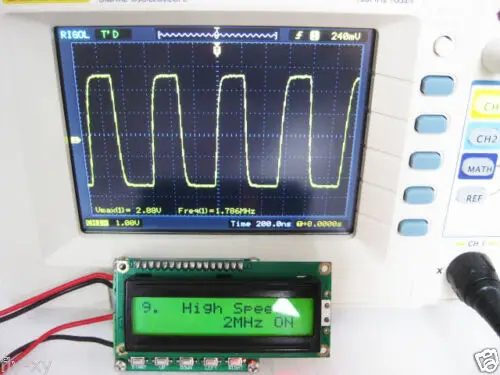 

0.1hz~100khz DDS Function Generator Signal Generator + Frequency Meter Counter