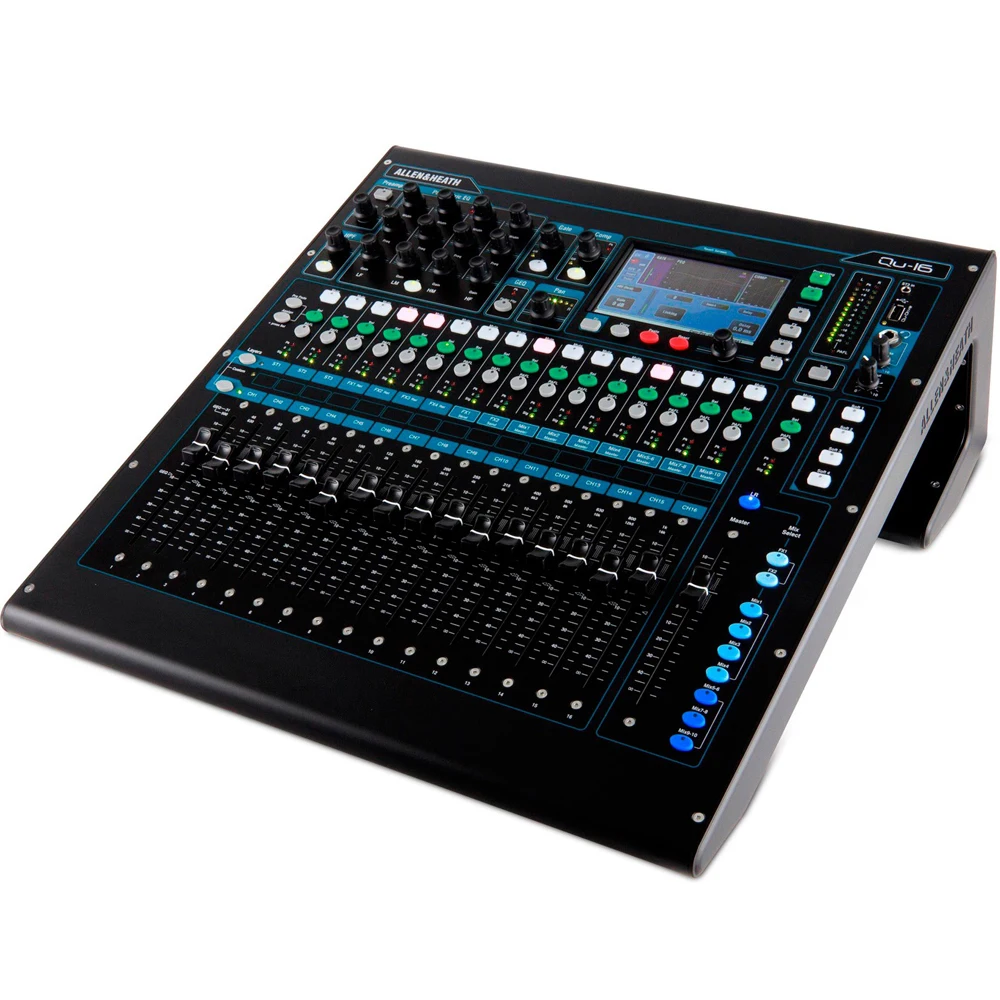 Allen & Heath Qu-16 16 Channels Digital Audio Mixer Chrome Edition Professional DJ Mixing Console For Audio System