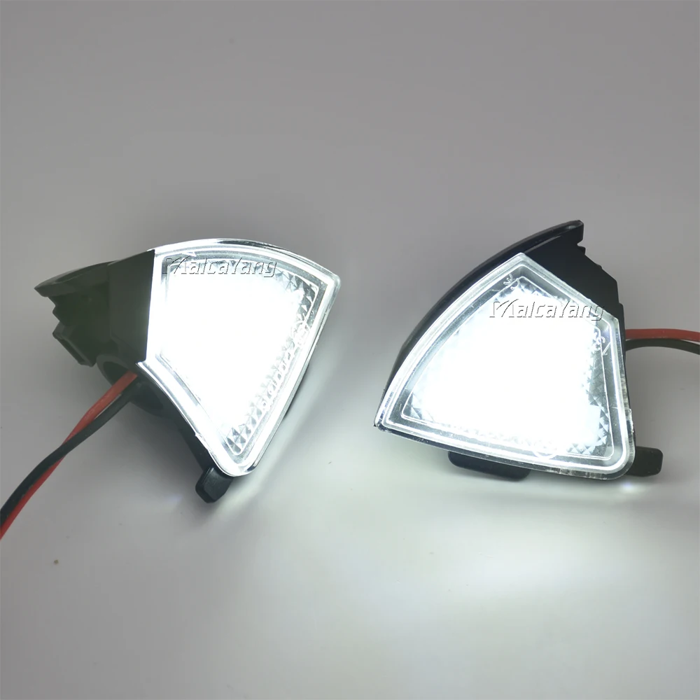 Lampe LED de bienvenue pour rétroviseur latéral, 2 pièces, pour Vw Golf 5 Mk5 MkV Passat B6 Jetta Eos Golf6 variante