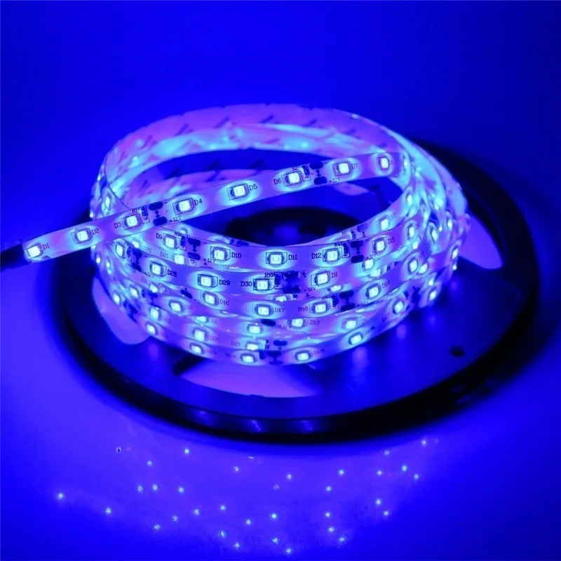 LED Strip Light 12V 5M 300 Leds SMD 3528 Diode Tape RGB & Single Colors Super Bright LED Ribbon Flexible  Home Decoration Lights