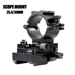 Adjustable Scope Mount Ring 30mm/25mm Picatinny Weaver Rail Weaver Tactical Mount For Rifle Scope Rifle Hunting Accessories