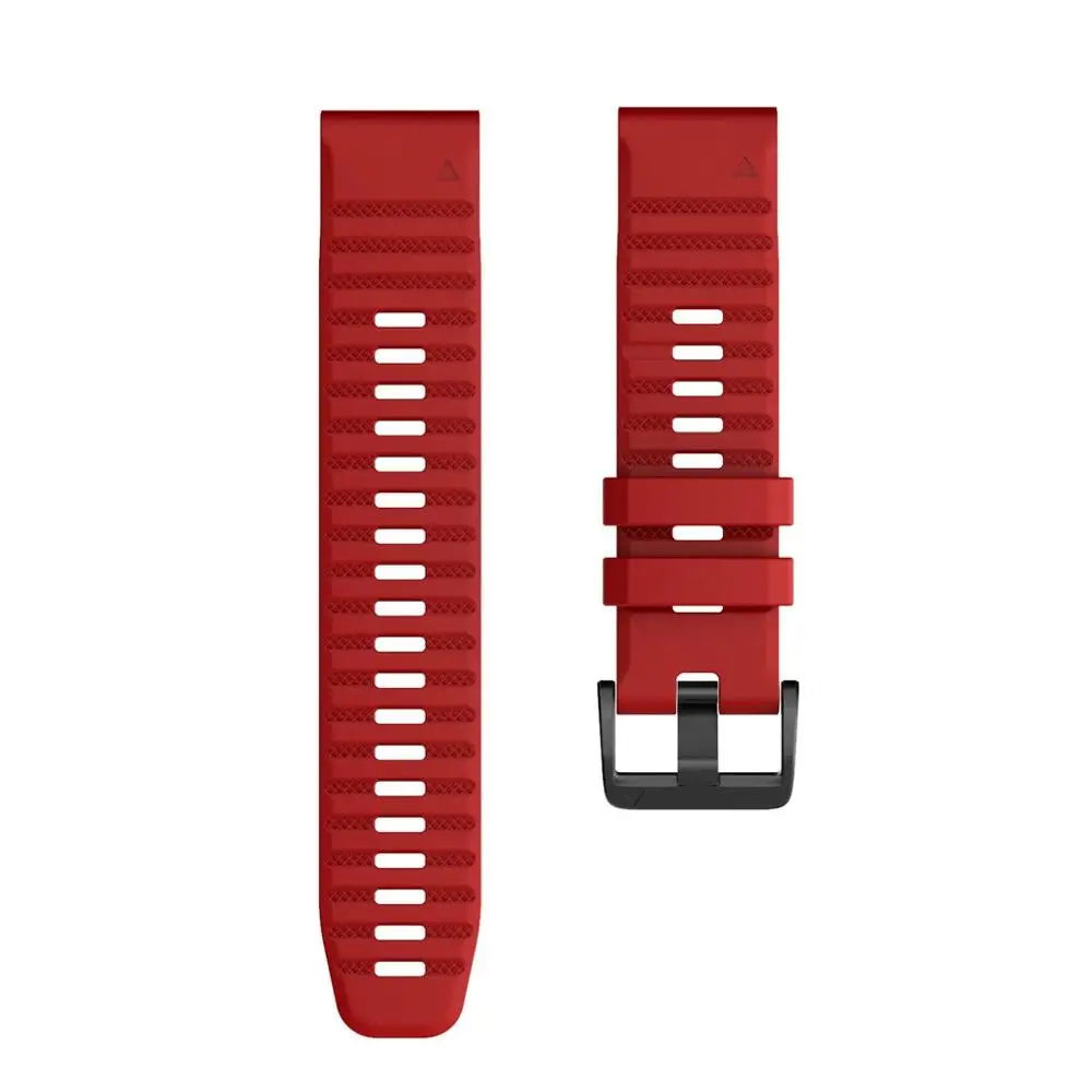 26 22mm Sports Silicone Watch Band Strap for Garmin Fenix 6X 6 6S 7X 7 5X 5 5S Plus 3 3HR Easy Fit Quick Release Bracelet Correa