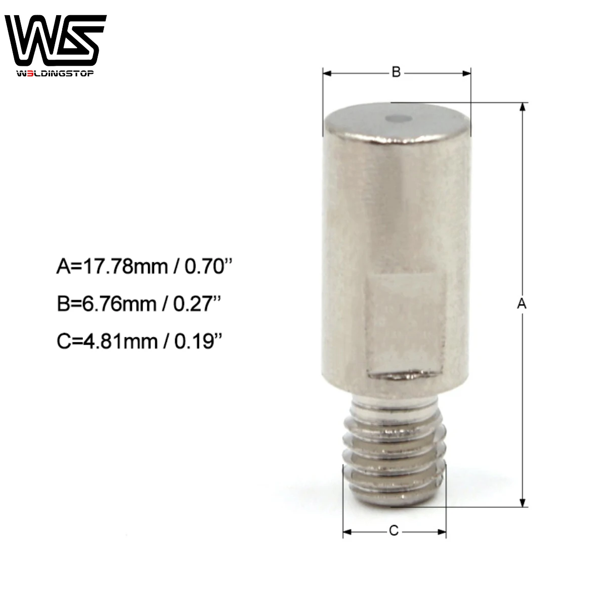 Trafimet S45 Electrode PR0105 Nozzle 50A PD0102-10 Tips 1.0mm for Plasma Cutting Torch PKG/40