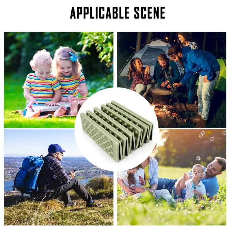 Outdoor Folding Mat Ultralight Camping Moisture-proof Seat Foam EVA Cushion Portable Waterproof Camping Pad Picnic Blanket kids