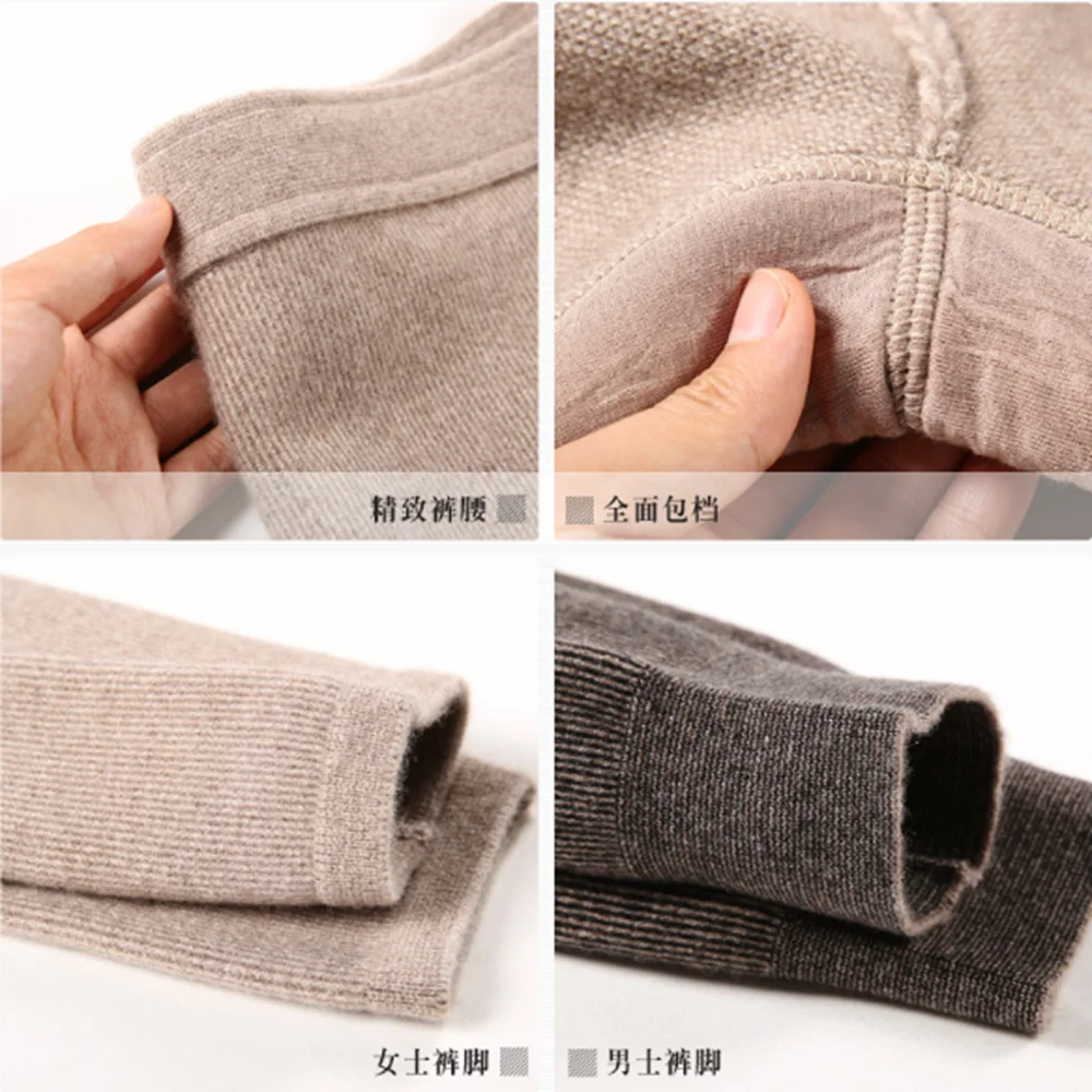 cashmere 82% thick merino warm leggings winter long johns mens thermal underwear men pants women panty thermo leggins long men‘s