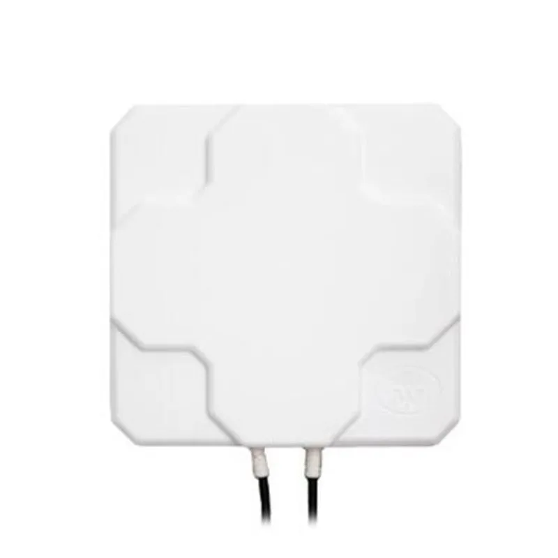 2*22dBi outdoor 4G LTE MIMO antenna,LTE dual polarization panel antenna SAM -Male connector