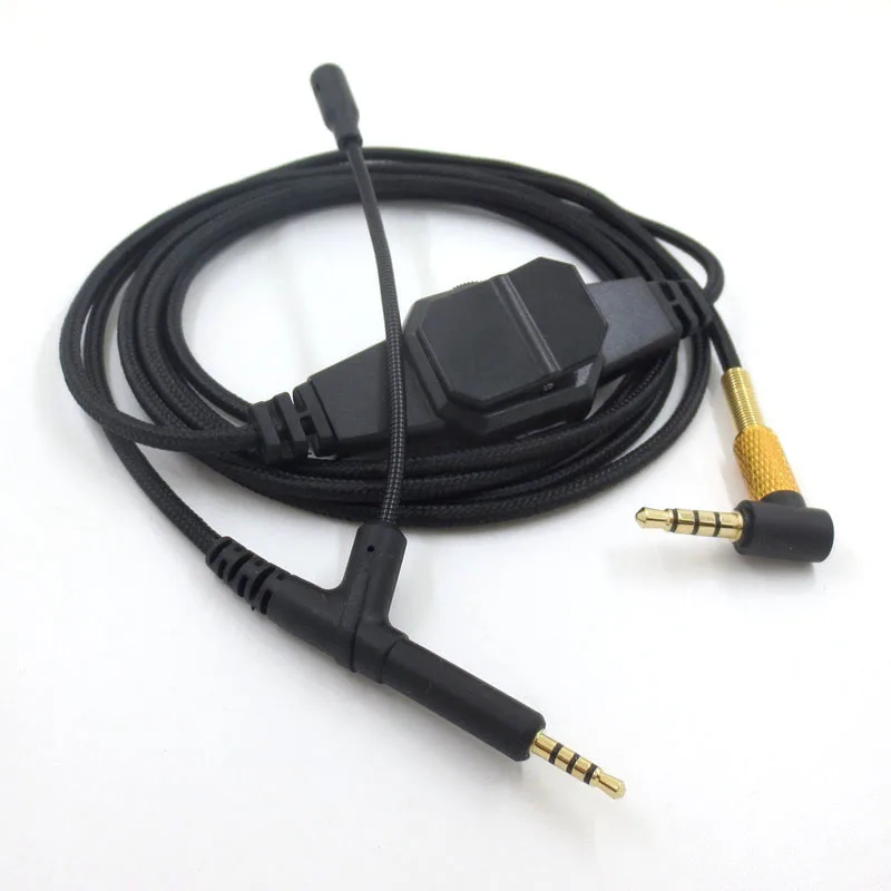 200Cm For BOSE 700 QC25 QC35 OE2 Gaming Headset Audio Headset Cable Boom Microphone V-MODA Computer 3.5 to 2.5mm PS4 Xbox One PC