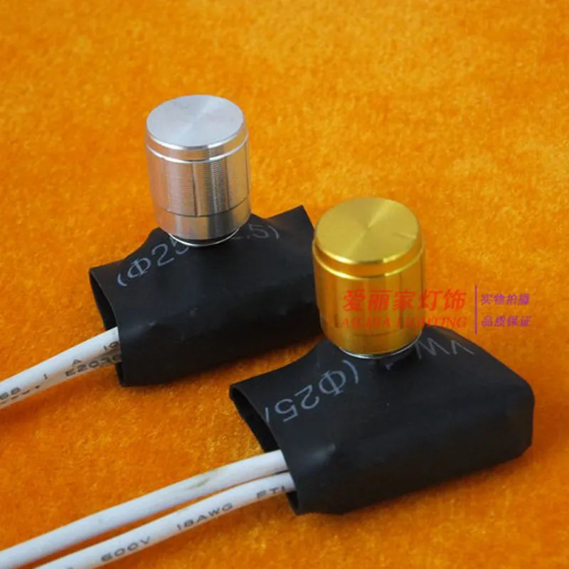 Switch 220V 1A Gold/Silver Table Lamp Simpl Dimmer Rotary Switch 2 Way