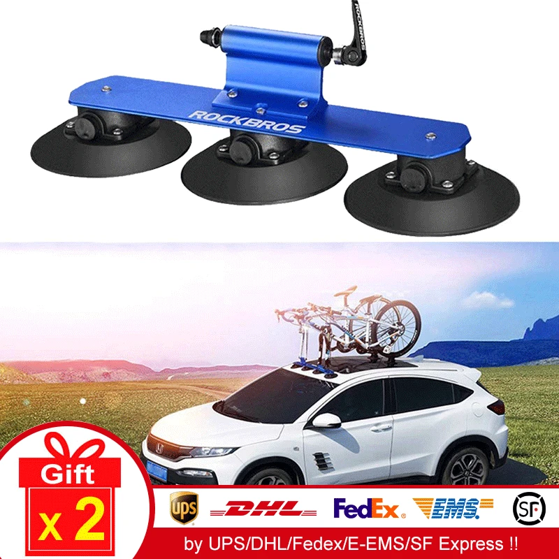 ROCKBROS Car Top Suction Bicycle Rack Quick Installation Bike carrier For Car mount MTB Road Bike porta bicicleta para automovil