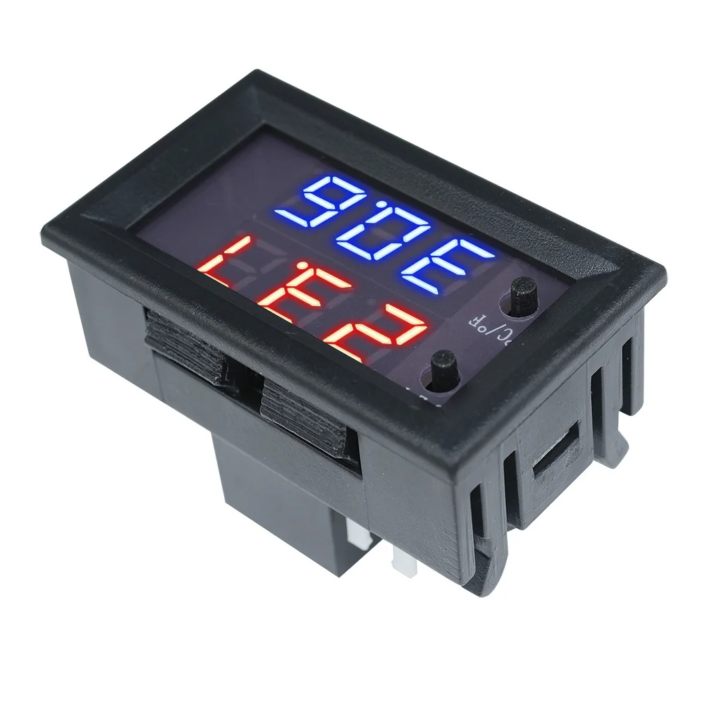 Imagem -03 - Digital Led Termostato Controlador de Temperatura Inteligente Temp Sensor Módulo Board à Prova d Água Ntc Sensor dc 12v W1209wk
