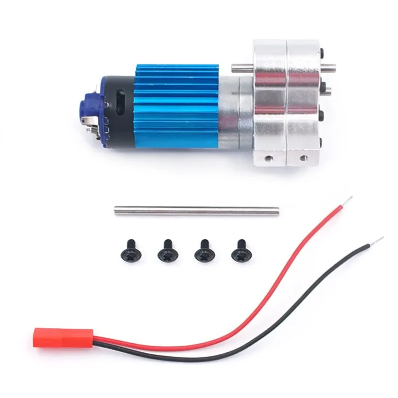 Metal Transfer GearBox with 370 Brush Motor for WPL B14 B16 B24 B36 C14 C24 JJRC Q60 MN D90 MN99S MN91 Speed Change Upgraded