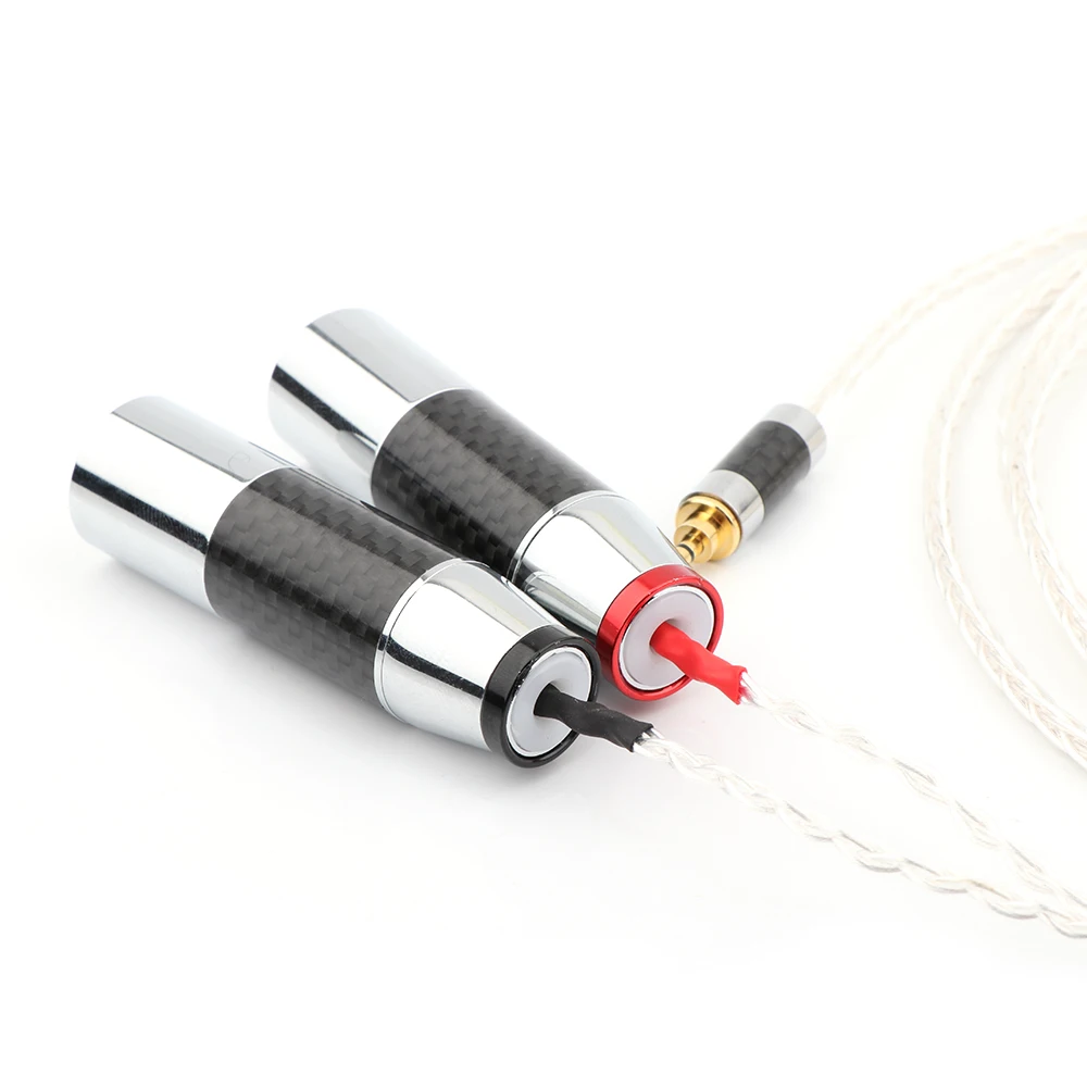 Câble adaptateur audio mâle HIFI, 8 cœurs, cuivre 7N OCC plaqué argent, 3.5mm, 2x3 broches XLR, haute qualité