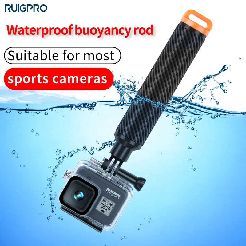 for Gopro Accessories waterproof Hand Grip Antislip Bobber Floating Floaty Handheld Stick For Go Pro Hero 10 9 8 7 6 5 4 for Yi