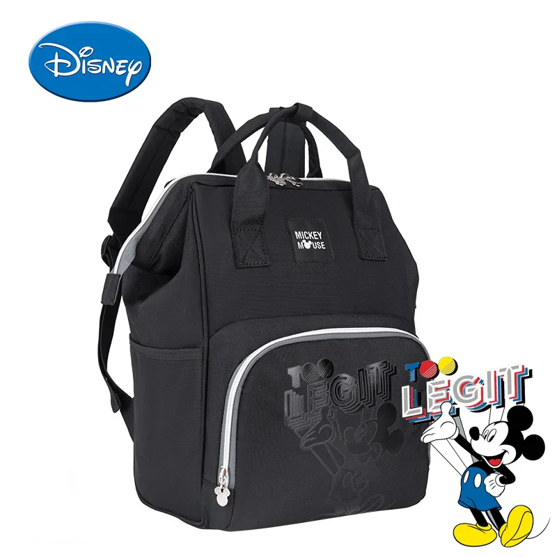 Disney fashion mommy bag large capacity outdoor travel with baby mother and baby bag shoulder multi-function baby dad diaper bag