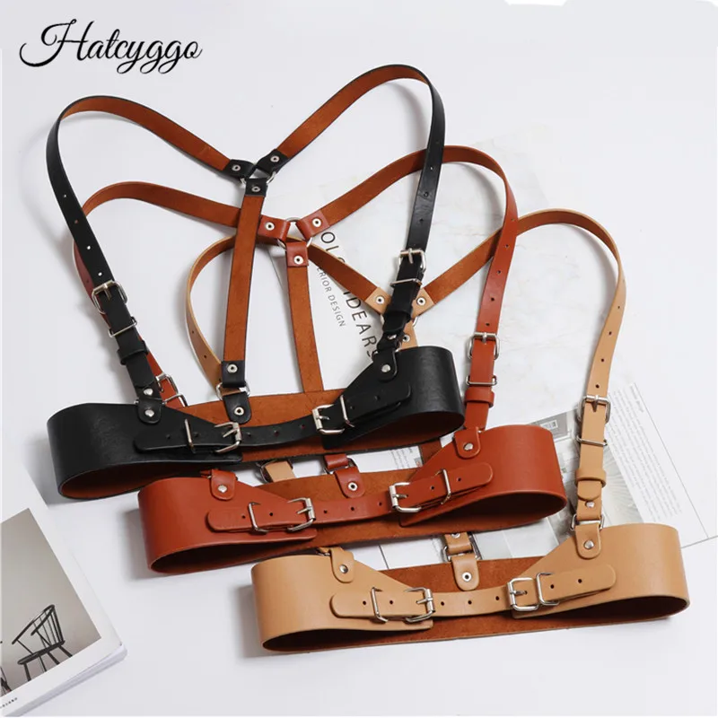 Women Belts Harness Bra Lether Suspenders Fashion Belts For Women Sexy Girls Corset Belts Shirt Dress Vest Body Harness