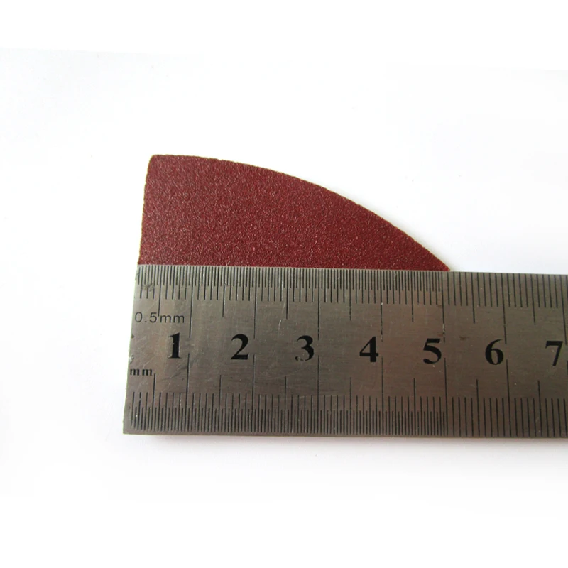 Lijado triangular de 38x52mm, papel de lija seco, grano 60, 80, 100, 120, 180, almohadilla abrasiva, herramientas de pulido, 10-240 Uds.