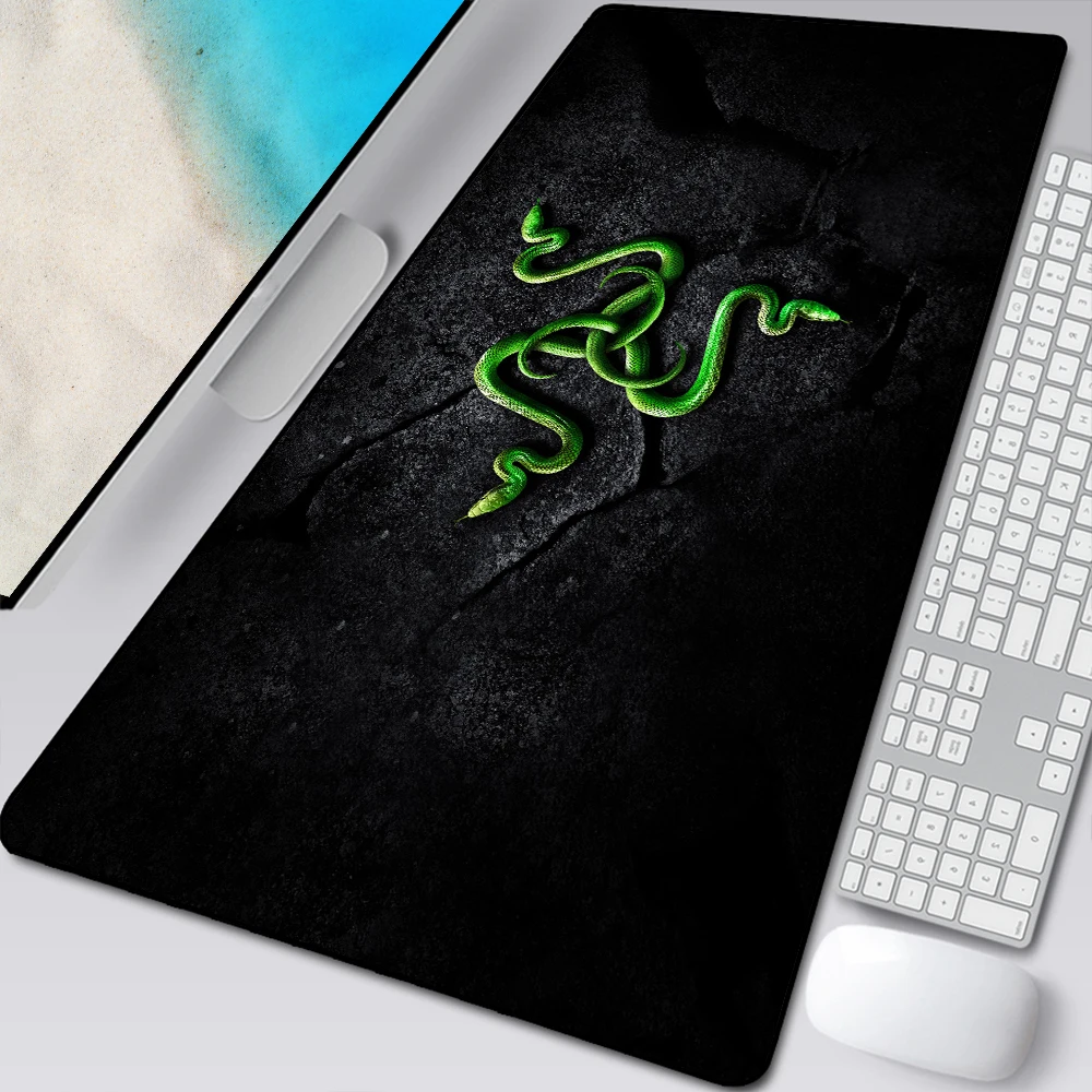 

Mouse pad Razer Gaming Accessories Computer Large 900x400 Mousepad Gamer Rubber Carpet With Backlit Play CS GO LOL Desk Mat.