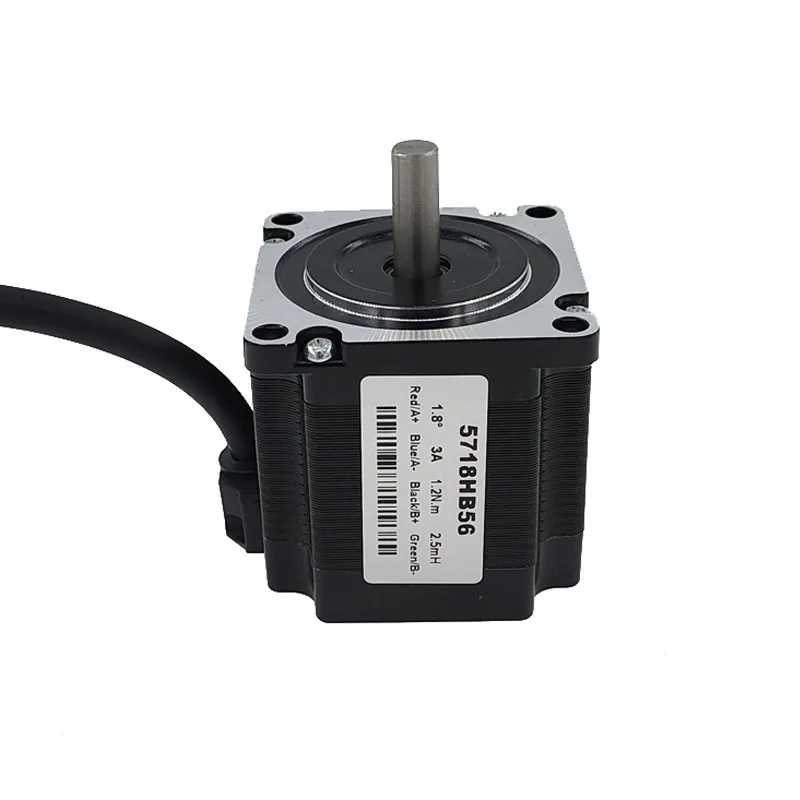 57BYG 56mm 2 phase 1.8 degree 3A 1.2N.m stepper motor hybrid driver motor Nema 23 Step Motor