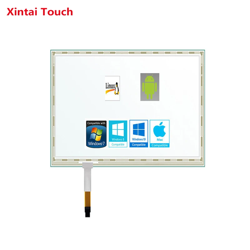 

Xintai Touch 18.5 Inches 5 Wires Resistive Touch Screen Panel USB Touch Screen+USB Controller Board