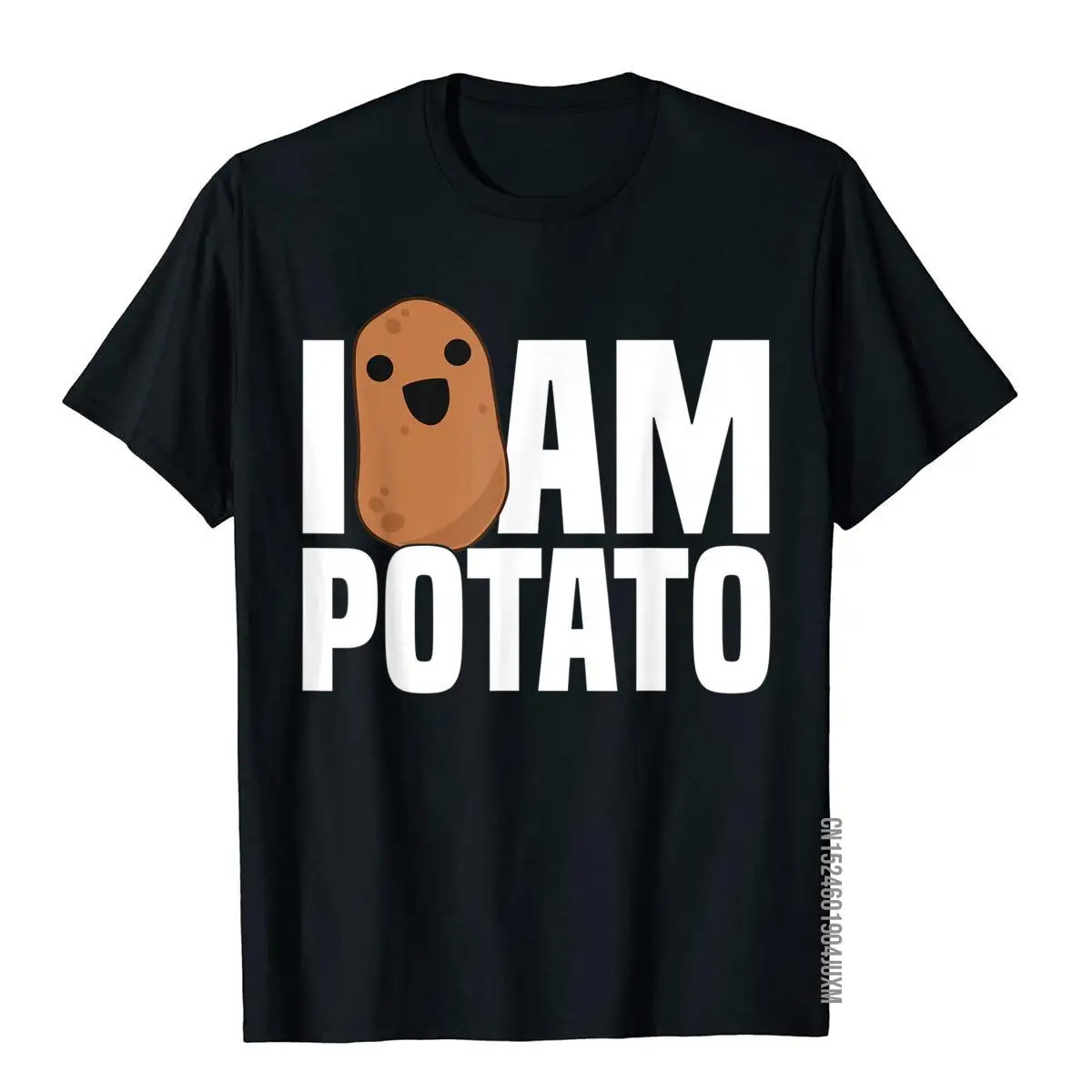 I Am Potato Funny Potato Shirt Food Humor Vegetable Gift T-Shirt Cosie Japan Style T Shirt Designer Cotton Men's T Shirt