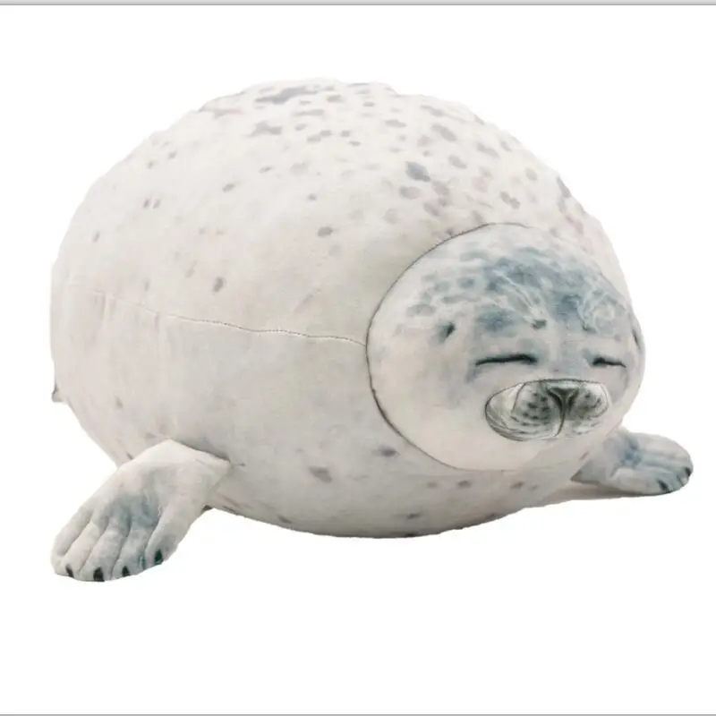Śliczne Sea Lion pluszowe zabawki 3D nowość poduszki miękkie uszczelnienie pluszowe wypełnione pluszowe parapetówkę Party poduszka BabyGift