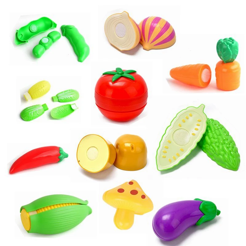 Pretend Play Kitchen Vegetable Toy Miniature Fake Food Tomato Carrot Cabbage Potato Corn Chili Model Girls Toys For Children 29