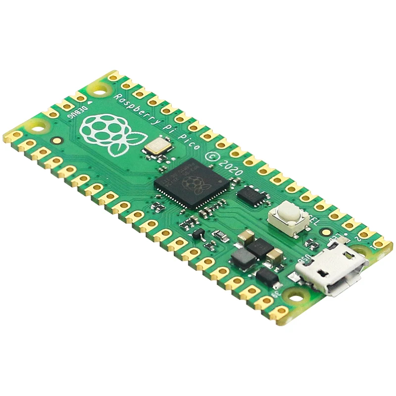 Raspberry Pi Pico Board RP2040 Chip High Performance Low Power Dual-core ARM Cortex M0+ Processor Flexible Microcontroller