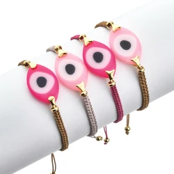 ZMZY Big Bohemian Bracelet Boho Evil Eye Bracelet Women Accessories Wedding Vintage Handmade Jewelry Party Girl Gifts Bijoux