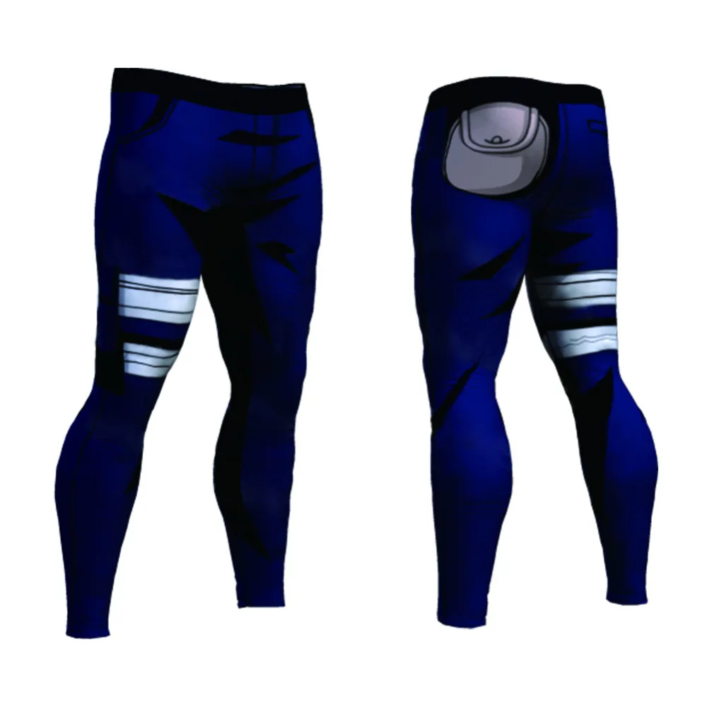 Męskie kompresyjne obcisłe legginsy do biegania sportowe męskie siłownia spodnie do joggingu szybkie suche spodnie trening treningowy joga dna