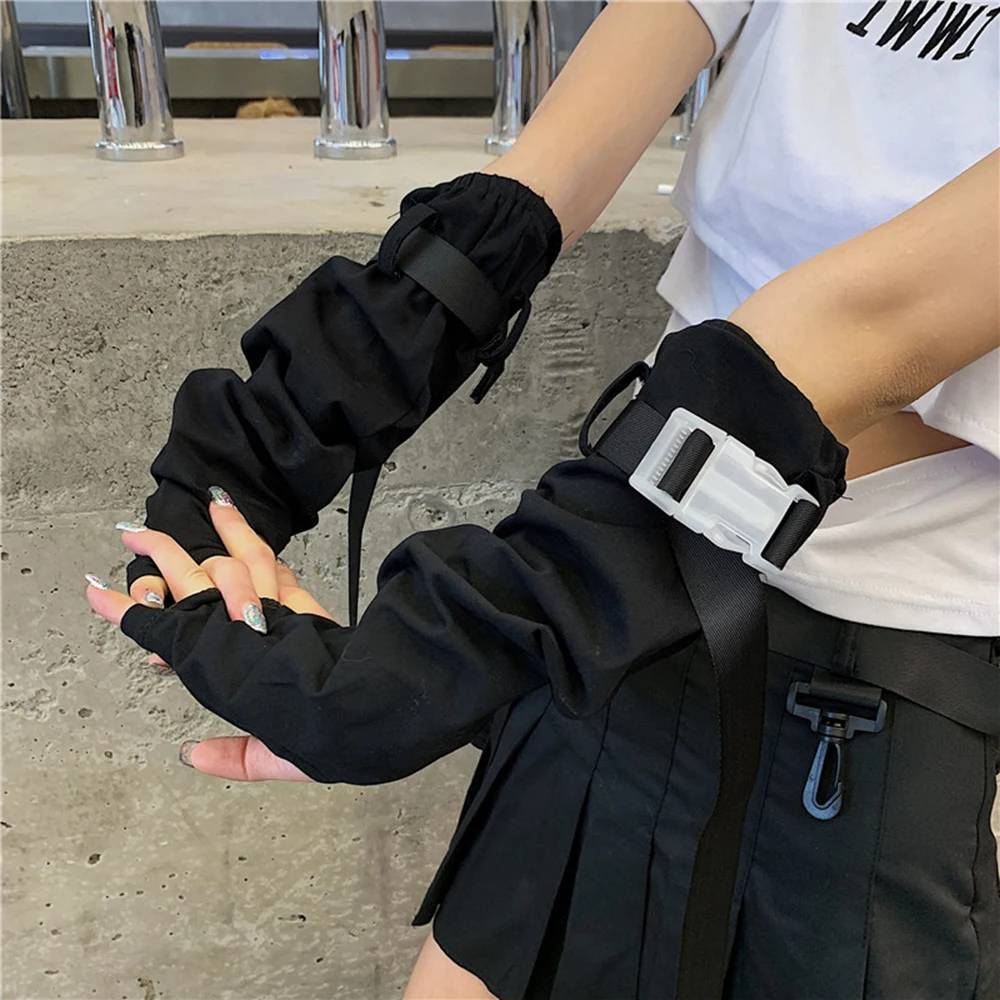 

Women's Long Sleeve Fingerless Mittens, Punk Gloves, Cosplay Streetwear, Emo Half Finger, Grunge, Harajuku, Fashion Design