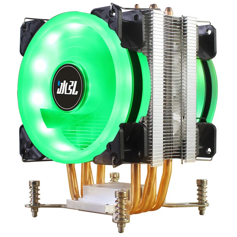 Cpu Fan Heatsink System 4 Heatpipe Cooler 4pin LED RGB Without PWM 12v Cooling Fans For Intel X79 X99 X299 LGA2011 And 2011-V3