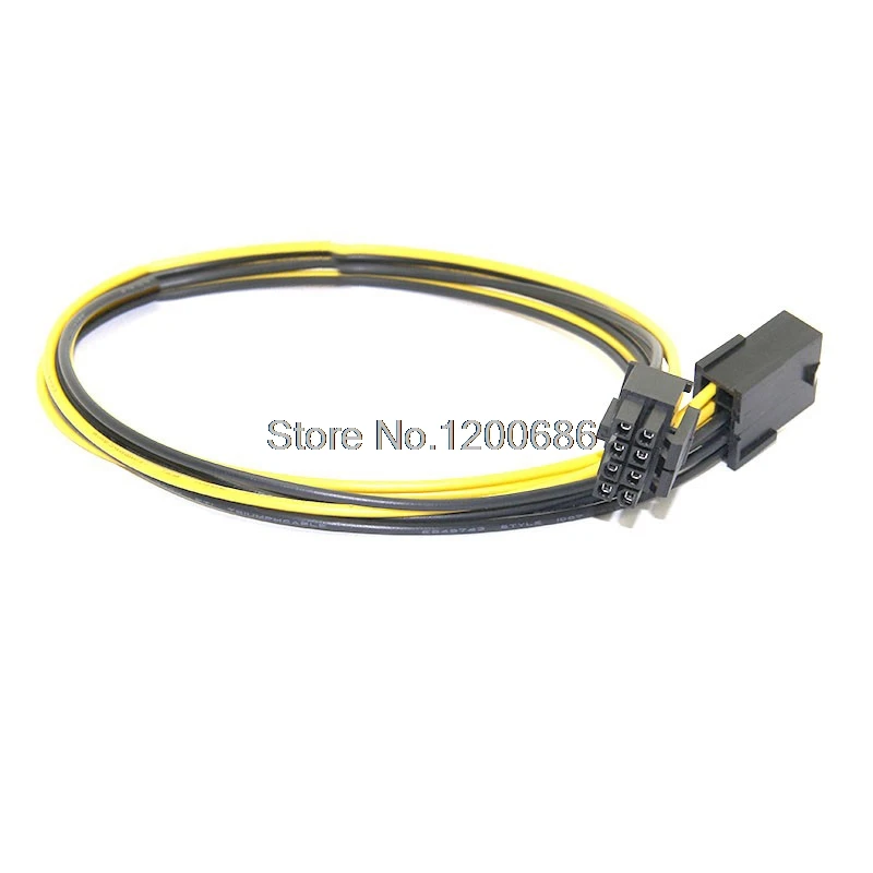 8inch 20CM Molex 8P Extension WIRE HARNESS 8-pin PCI Express to 8 pin (6+2) 18awg Pci-e GPU VGA ATX PSU Power Extension Cable