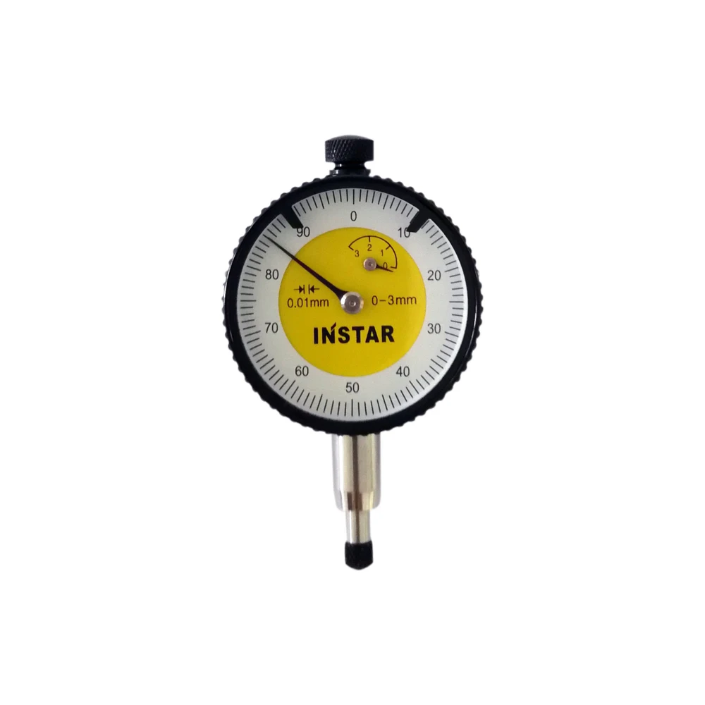 INSTAR Dial Indicator Mini 0-3mm 0-5mm Dial Gauge DIN Standard Industrial Quality 0-10mm 0.01mm